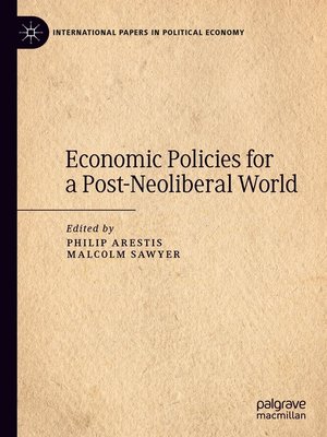 cover image of Economic Policies for a Post-Neoliberal World